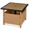 Best Choice Products Wicker Rattan Patio Side Table Outdoor Furniture for Garden, Pool, Deck w/ Umbrella Hole